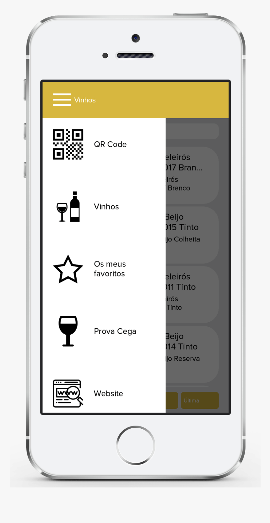 Features Shown In The App Menu - Smartphone, HD Png Download, Free Download