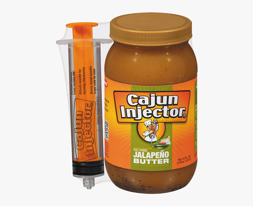 Jalapeño Butter Injectable Marinade With Injector - Cajun Injector Butter 15 O, HD Png Download, Free Download