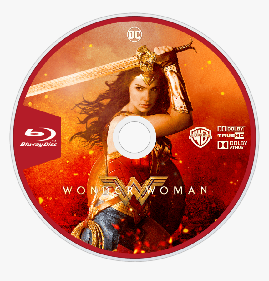Transparent Gal Gadot Wonder Woman Png - Wonder Woman Blu Ray Disc, Png Download, Free Download