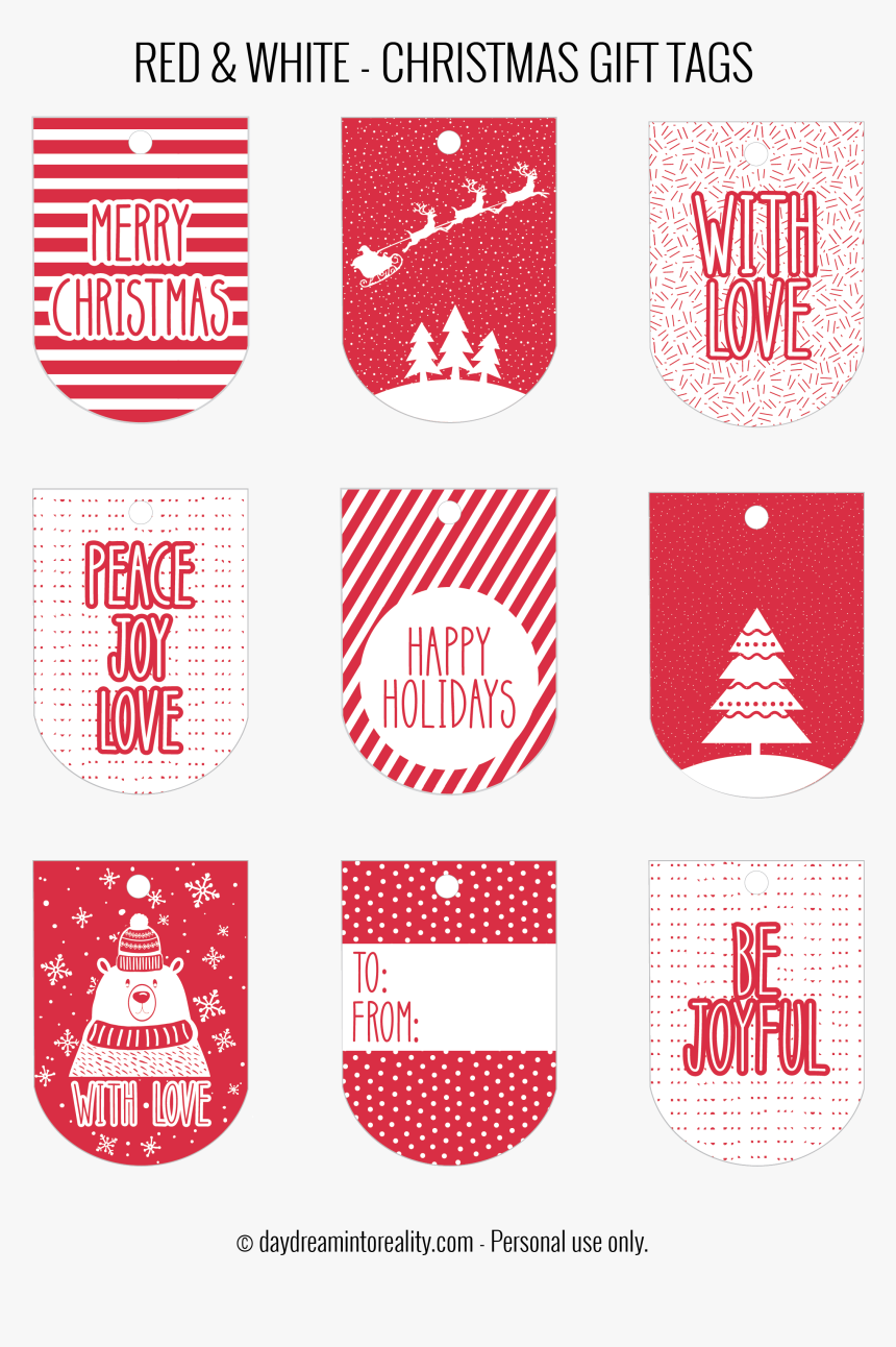 Cool Christmas Gift Tags, HD Png Download, Free Download