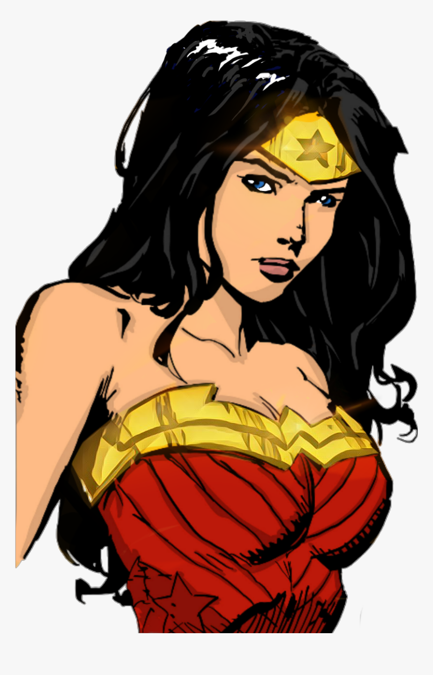 #galgadot #wonderwoman #mujermaravilla #edeljuárez - Cute Drawing Tumblr Woman, HD Png Download, Free Download