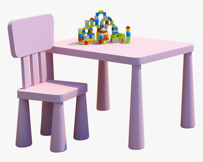 Suitable For Children"s Tables And Chairs Kindergarten - Children Table Plastic, HD Png Download, Free Download