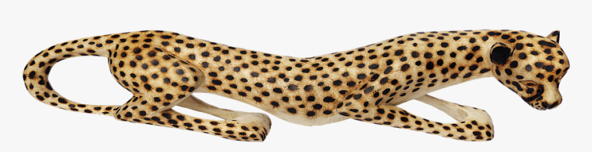 Leopard, Holzfigur, Carving, South Africa, Hand Carved - Animal Figure, HD Png Download, Free Download