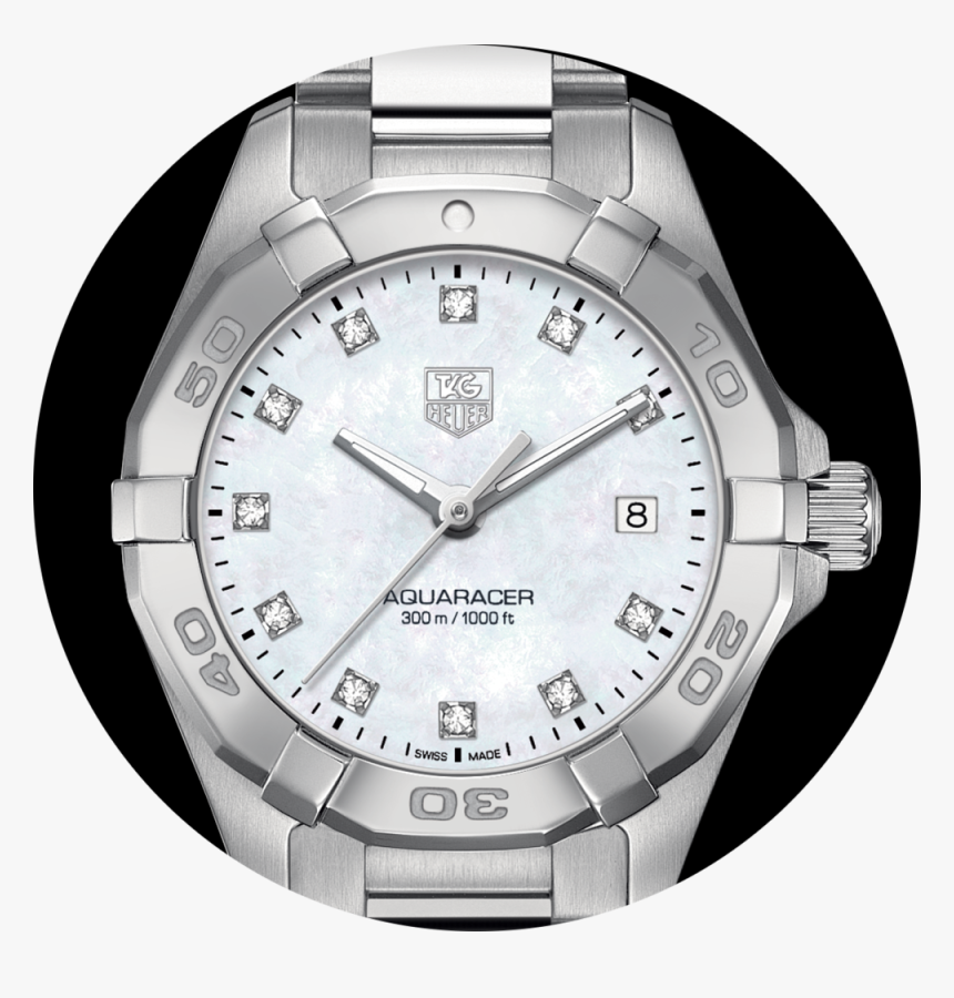 Ladies Tag Heuer Aquaracer 27mm Ref Way1413, HD Png Download, Free Download