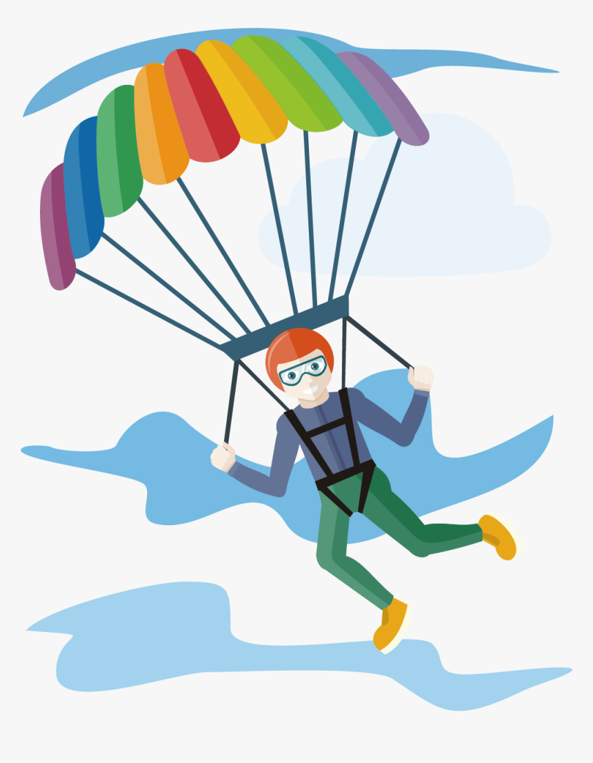 Parachute Clip Art, HD Png Download, Free Download