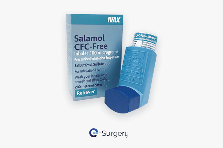 Asthma Relief From E-surgery - Inhaler, HD Png Download, Free Download