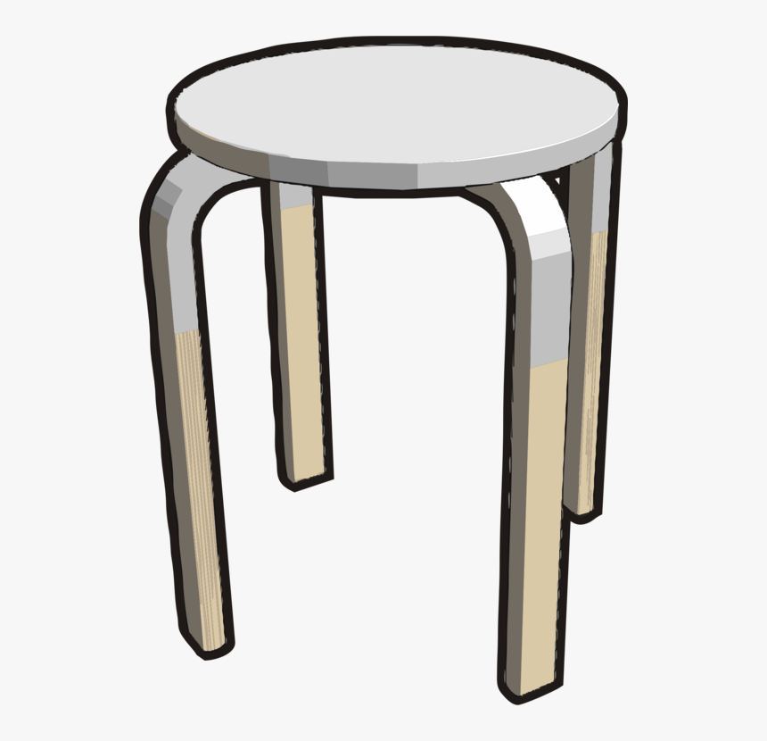 Clipart Small Stool Black And White, HD Png Download, Free Download