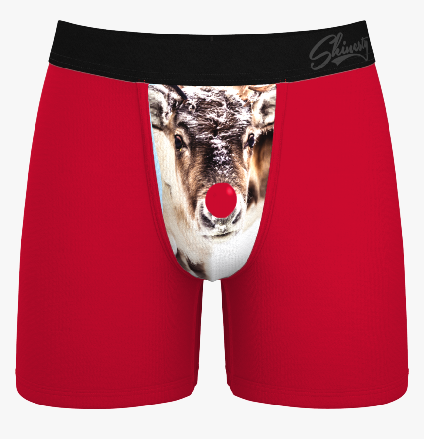 The Red Nose Rod - Mens Dog Nose Print Briefs, HD Png Download, Free Download