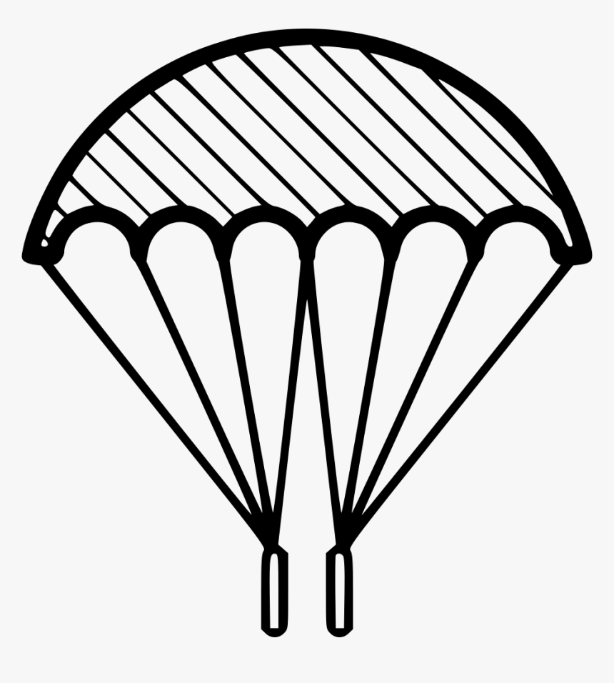 Parachute - Outline Images Of Parachute, HD Png Download, Free Download