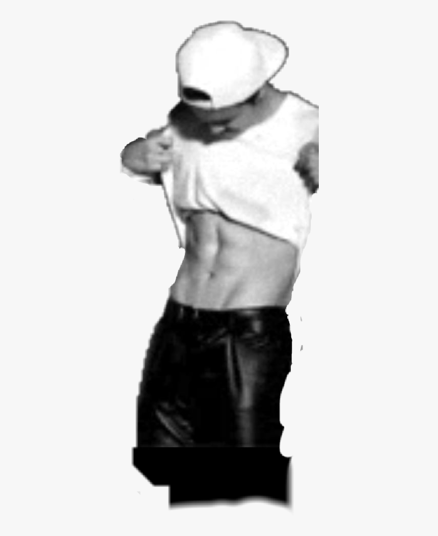 Bts Jimin Sixpack Freetoedit - Monochrome, HD Png Download, Free Download