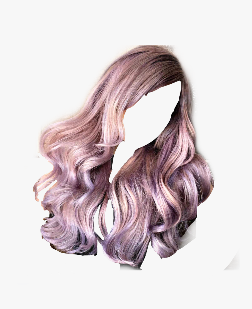 Transparent Pink Wig Png - Pastel Lilac Hair Color, Png Download, Free Download