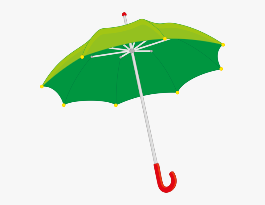 Umbrella Green Clip Art - Green Umbrella Png, Transparent Png, Free Download