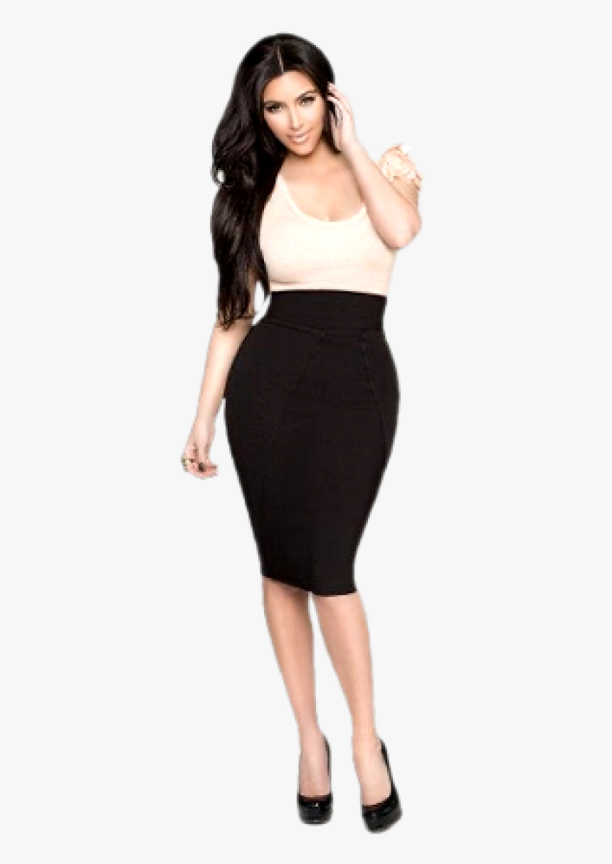 Pencil Skirt Black Kim, HD Png Download, Free Download