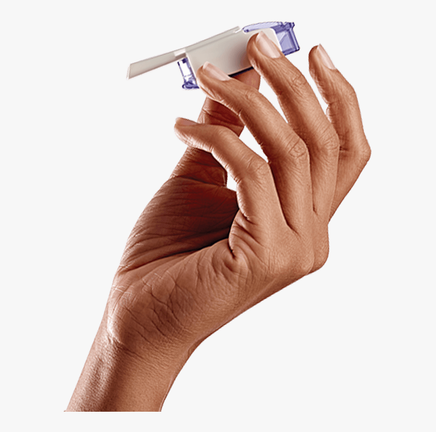 Inhaler In Hand - Manicure, HD Png Download, Free Download