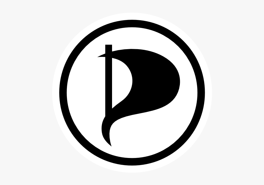 Parti Pirate Logo 19 - Pirate Party Germany, HD Png Download, Free Download