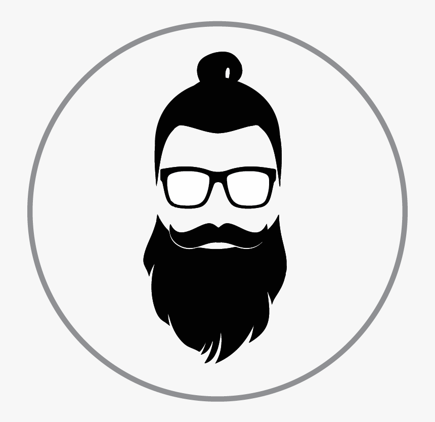 Man Hair Style Logo , Transparent Cartoons - Art Man Bun Black, HD Png  Download - kindpng