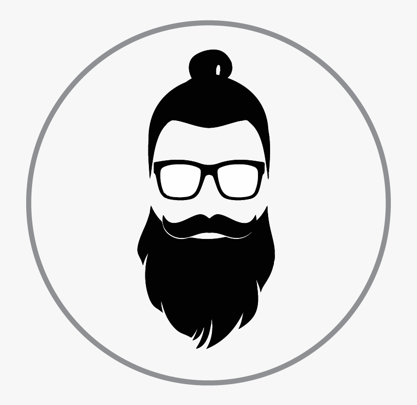 Man Hair Style Logo , Transparent Cartoons - Art Man Bun Black, HD Png Download, Free Download