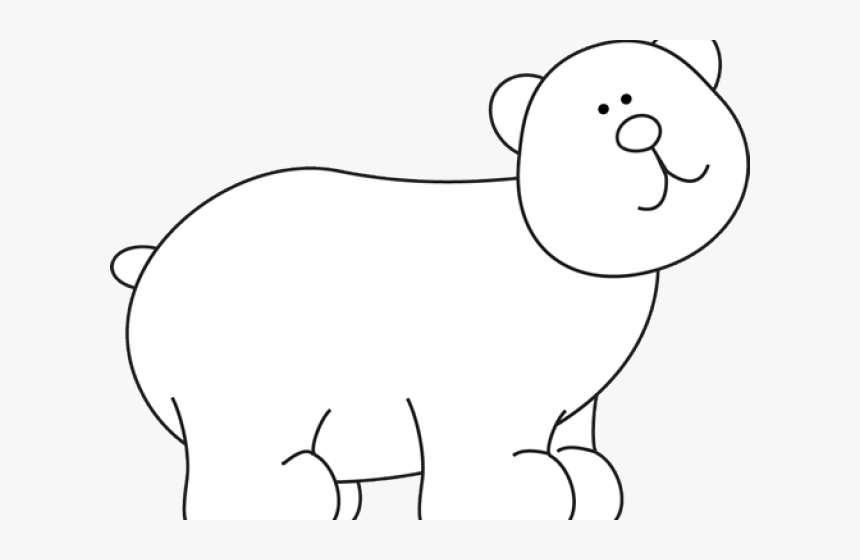 Cute Polar Bear Clipart, HD Png Download, Free Download