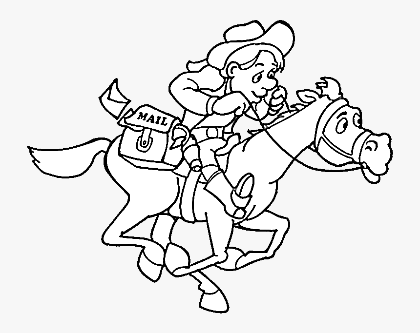 Cowboys Coloring Pages, HD Png Download, Free Download