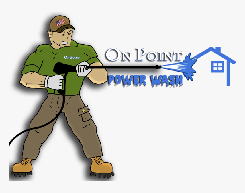 Transparent Pressure Washer Clipart - Logo Pressure Washing Cartoon, HD Png Download, Free Download