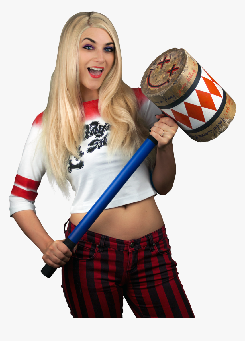 Harley Quinn Wooden Mallet Replica Scale - Harley Quinn Mallet Suicide Squad, HD Png Download, Free Download