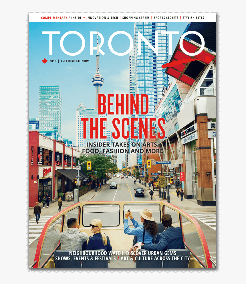 Toronto Magazine 2018 Cover - Toronto Travel Magazine, HD Png Download, Free Download