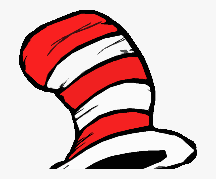 Seuss Hat Clip Art Png - Transparent Background Cat In The Hat Hat, Png Download, Free Download