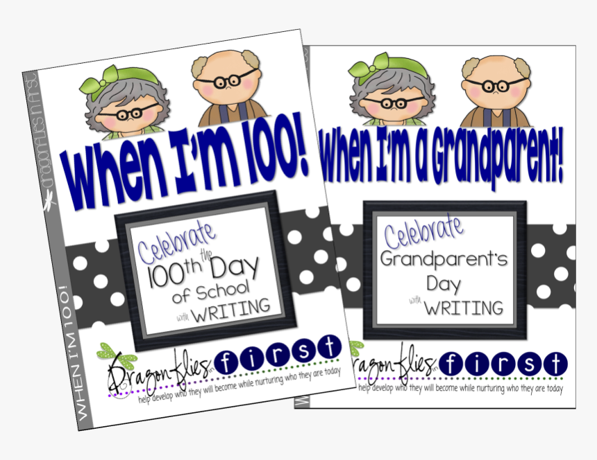 100th Day Th Writing Freebie Year Old Teacher Clipart - Am A Grandparent Worksheet, HD Png Download, Free Download