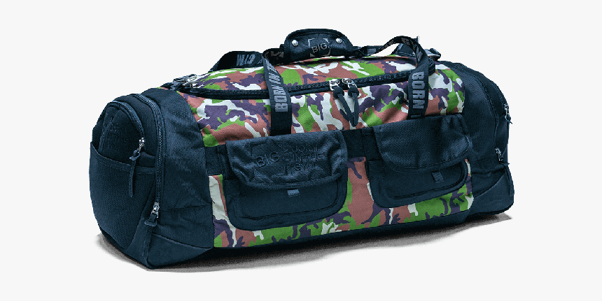 Multifunctional Big Duffel Bag Camo&black - Duffel Bag, HD Png Download, Free Download