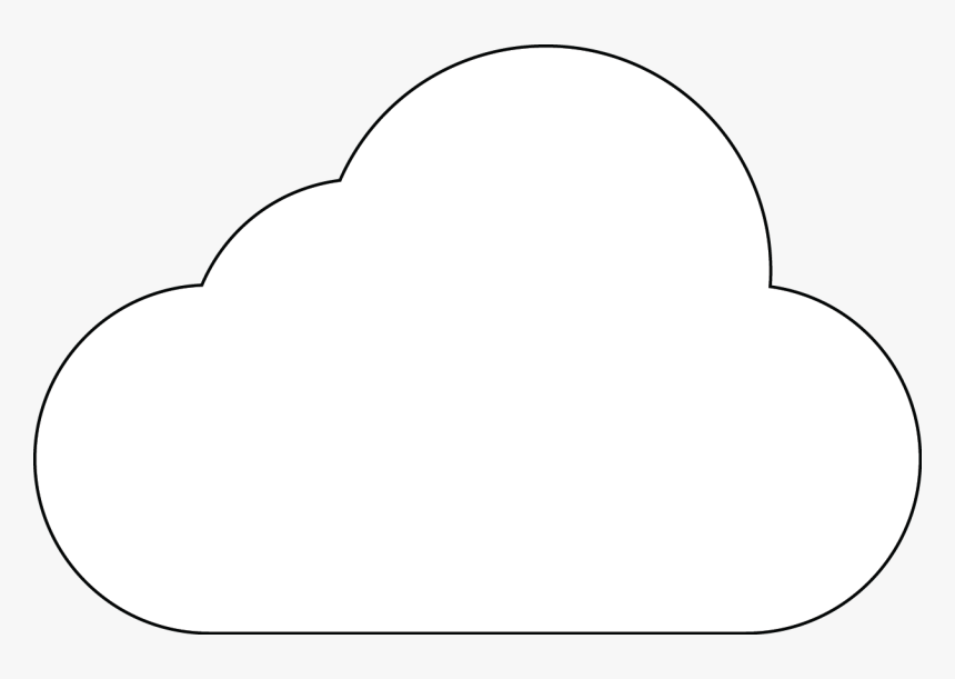 Drawing Cloud - Nuage Imprimer, HD Png Download, Free Download