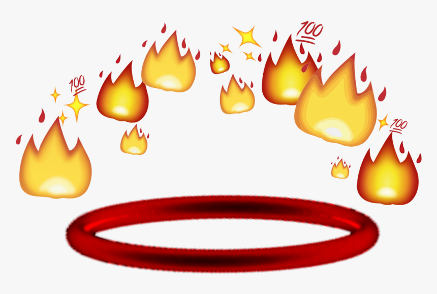 Halo Clipart Crown - Emoji Red Evil Crown, HD Png Download, Free Download