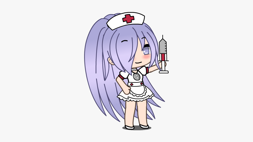 Gacha Life Nurse Luck, HD Png Download - kindpng.