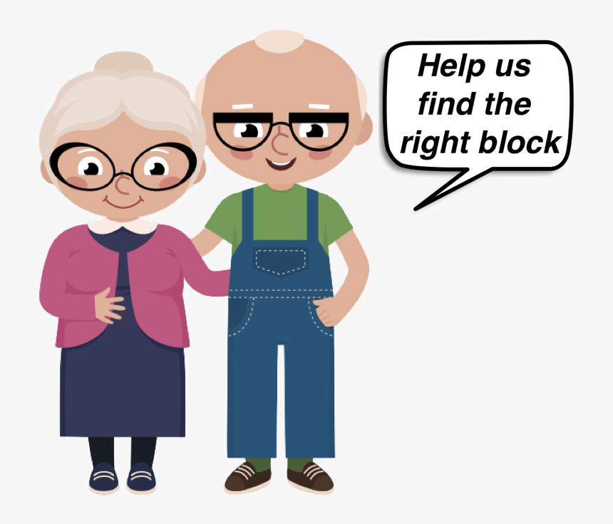 Married Old Couple Cartoon, HD Png Download, Free Download