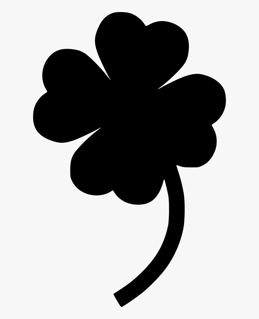 Clover Trefoil Luck Lucky - Arbol Dibujo Negro Png, Transparent Png, Free Download