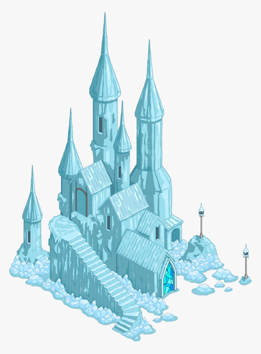 Icecastle Ice Palace Pluspng - Frozen Castle Png, Transparent Png, Free Download