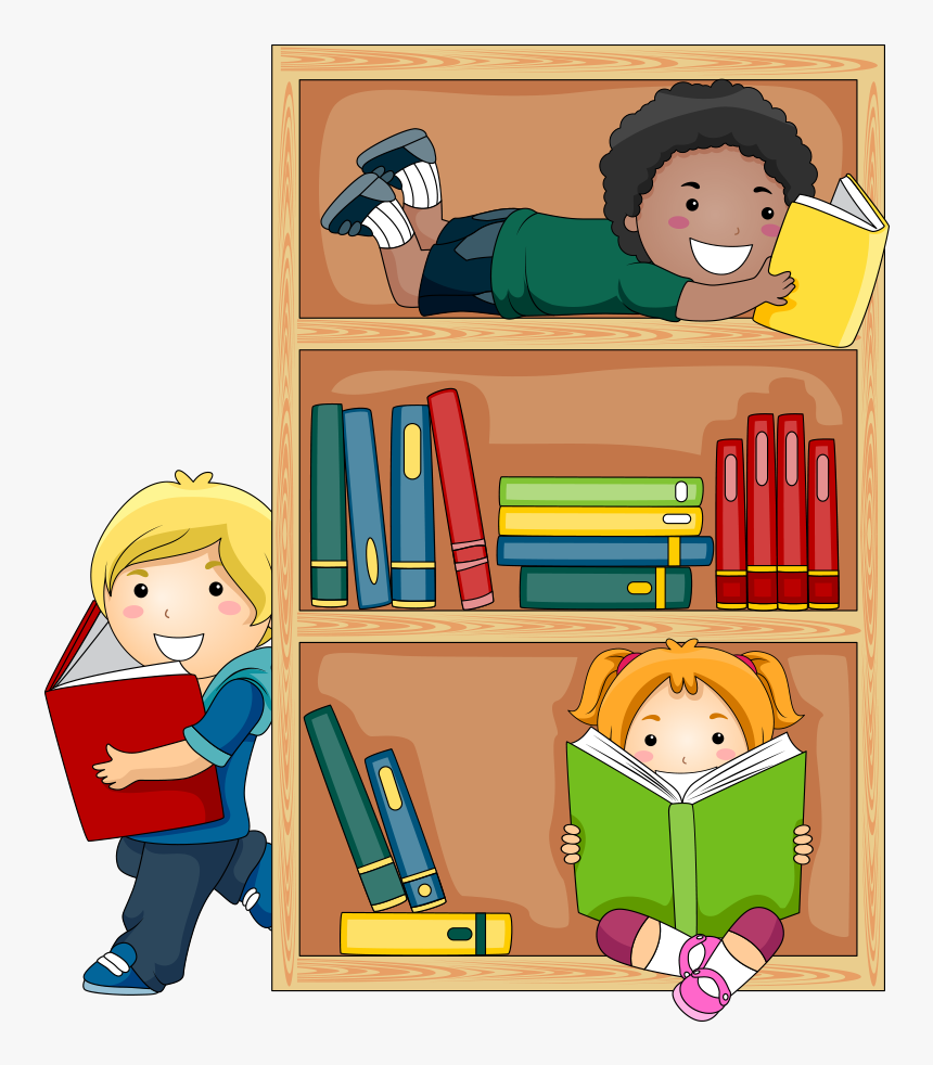 Student Reading Public Library Child Free Transparent, HD Png Download, Free Download