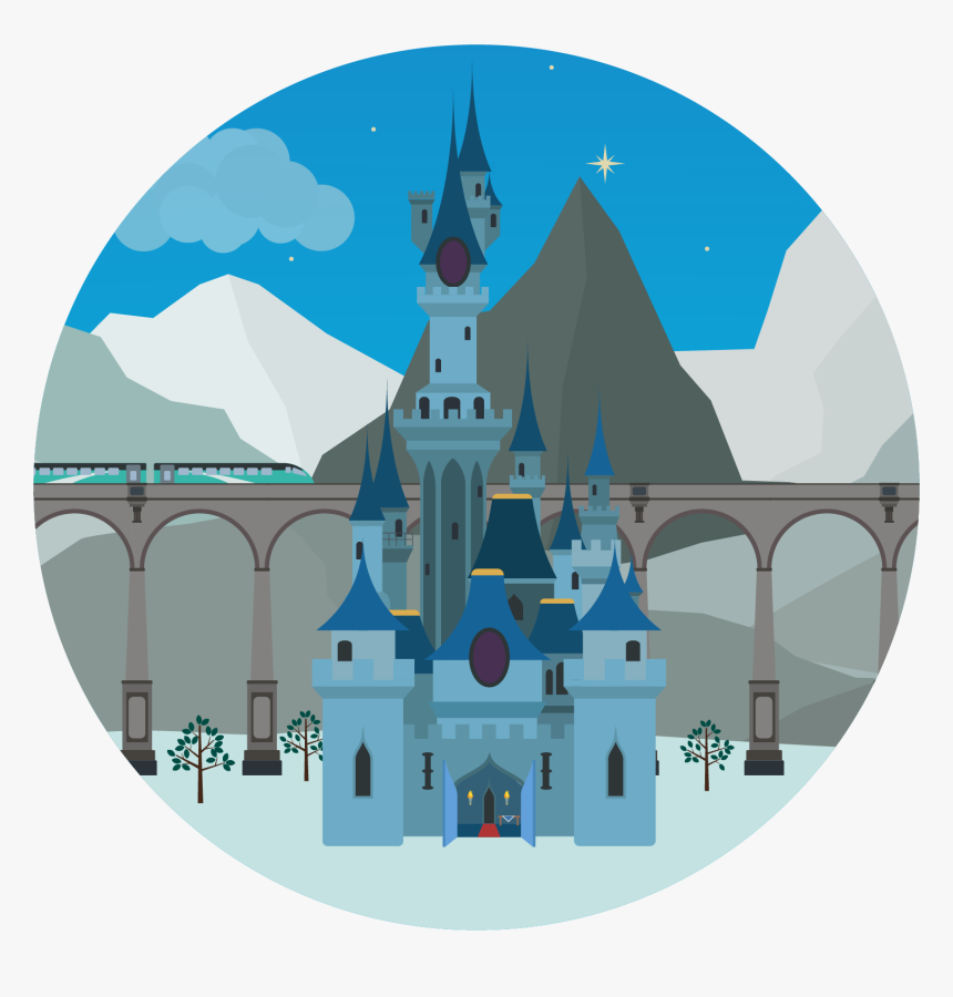 Transparent Ice Castle Png - Illustration, Png Download, Free Download