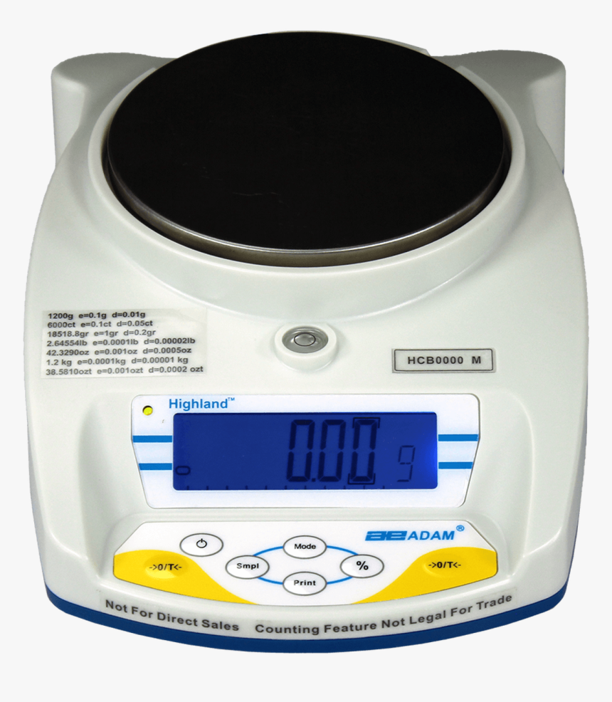 Adam Equipment Hcb 103am Front - Kitchen Scale, HD Png Download, Free Download