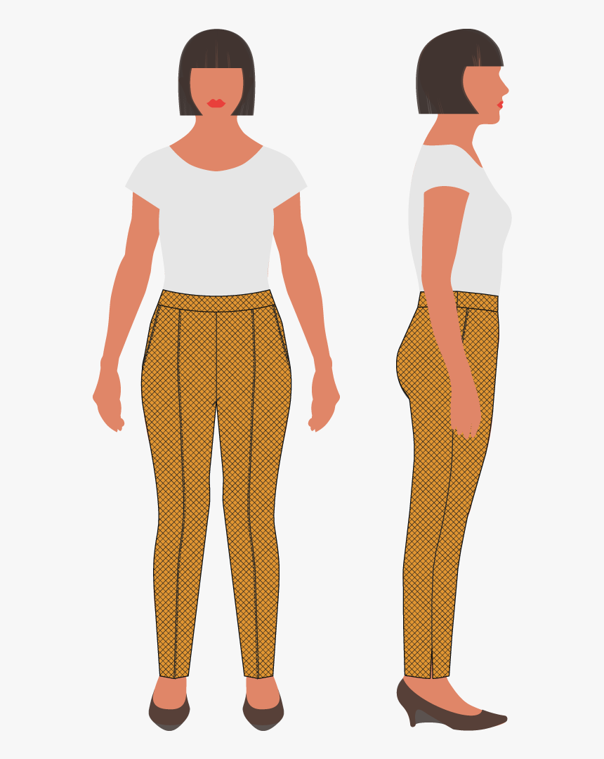 Kylie Pants - Standing, HD Png Download, Free Download