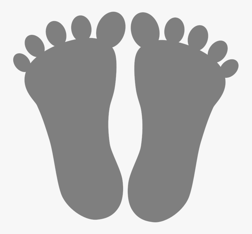 Colored Footprints Clipart, HD Png Download, Free Download