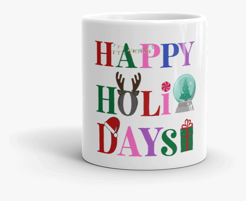 Happy Holidays Mug Front View, HD Png Download, Free Download