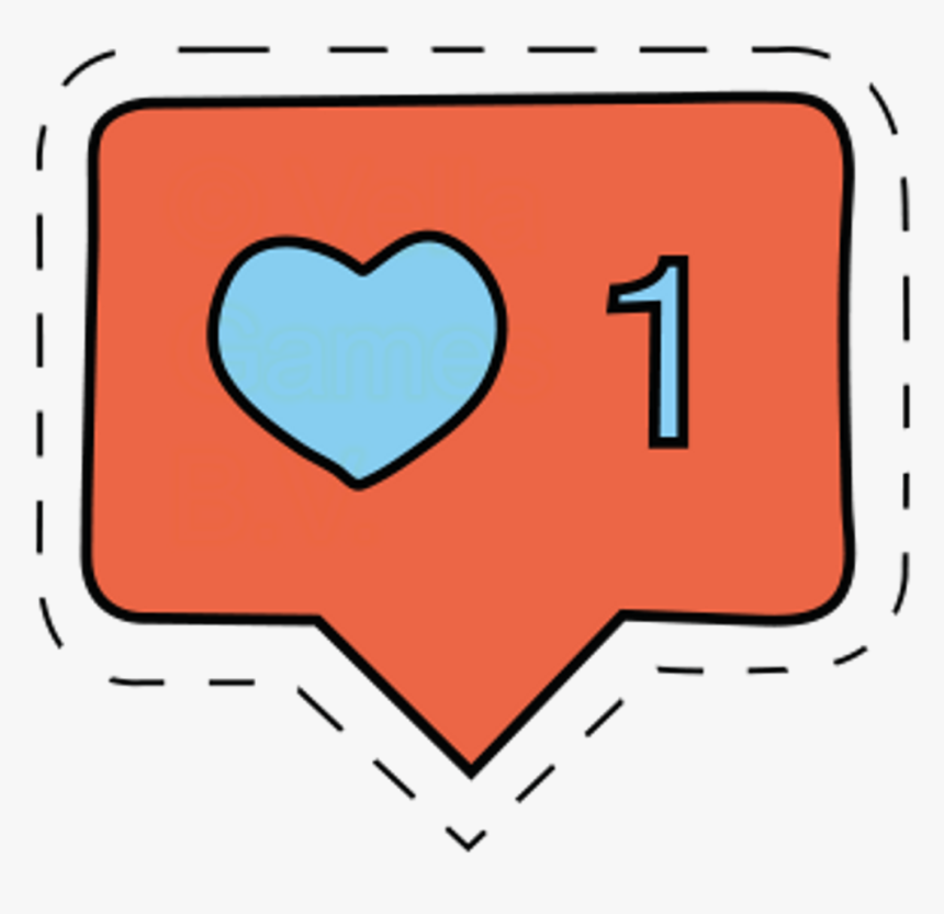 Instagram Clipart Instagram Heart - Stickers De Instagram Png, Transparent Png, Free Download