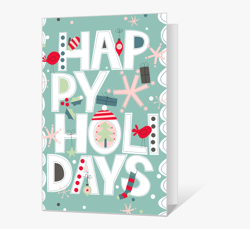 Happy Holidays Printable - Illustration, HD Png Download, Free Download