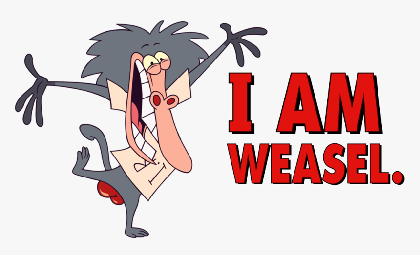 I Am Weasel Image - Baboon I Am Weasel, HD Png Download, Free Download