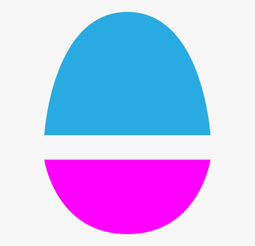 Blue,area,purple - Easter Egg Split Png, Transparent Png, Free Download