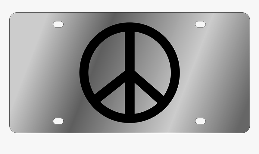 Lifestyle - Ss Plate - Peace Sign - White Flag Gif Peace, HD Png Download, Free Download