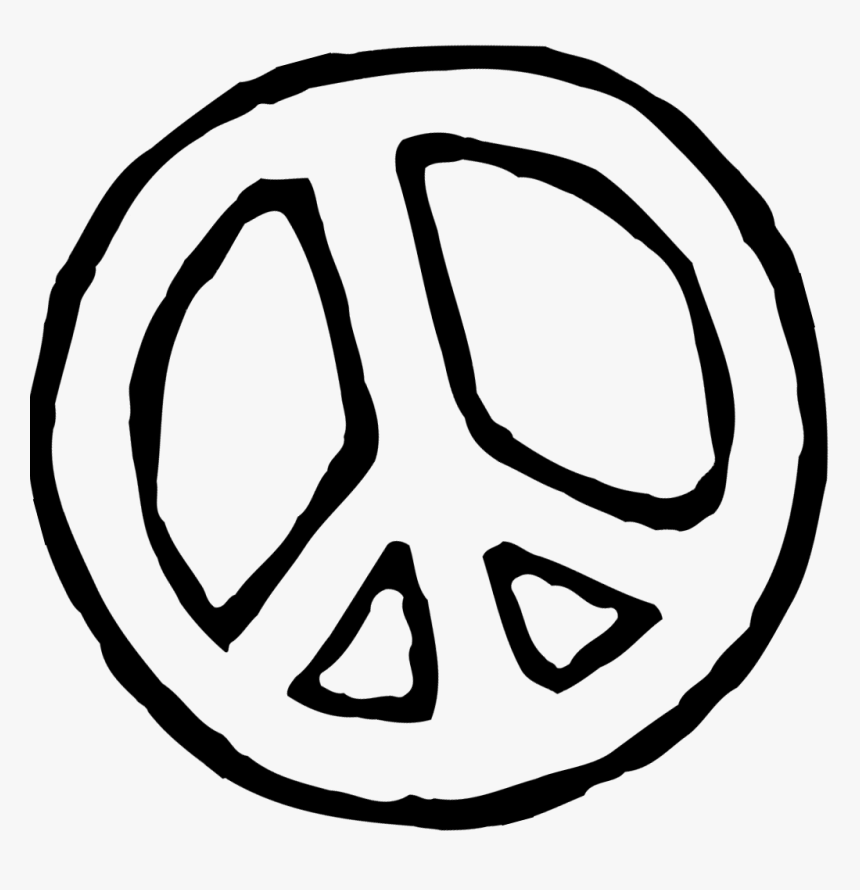 Transparent Hippie Png - Cartoon Peace Sign Clipart, Png Download, Free Download