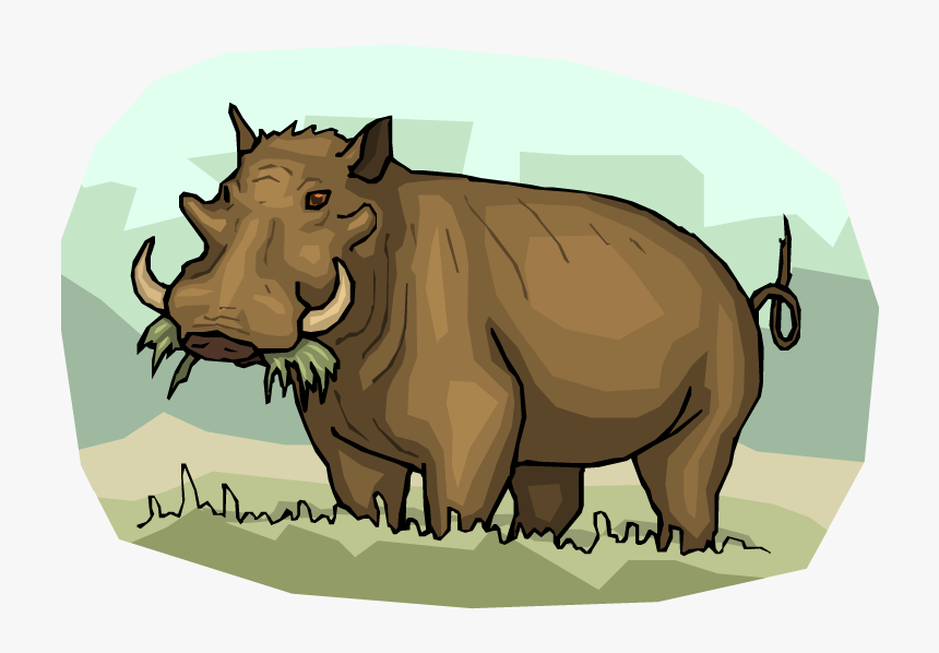 Common Warthog Clip Art - Warthogs Clipart, HD Png Download, Free Download