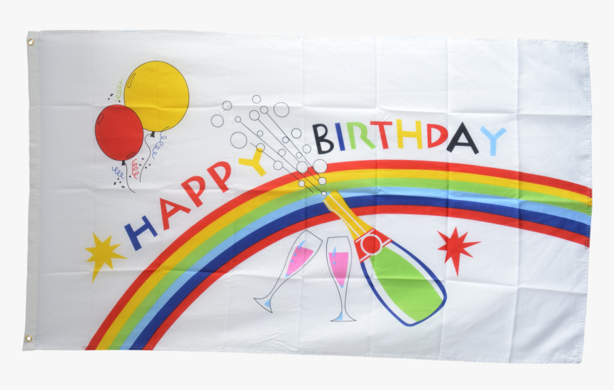 Happy Birthday Flag - Flag, HD Png Download, Free Download