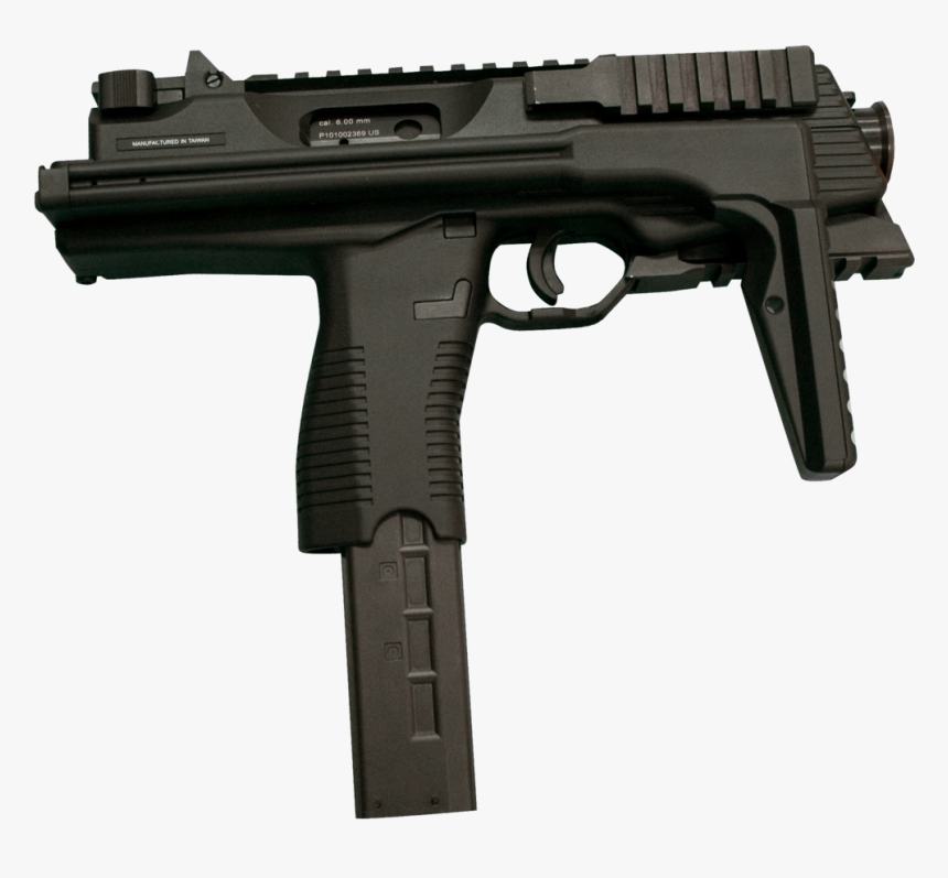 Black Machine Gun - Firearm, HD Png Download, Free Download